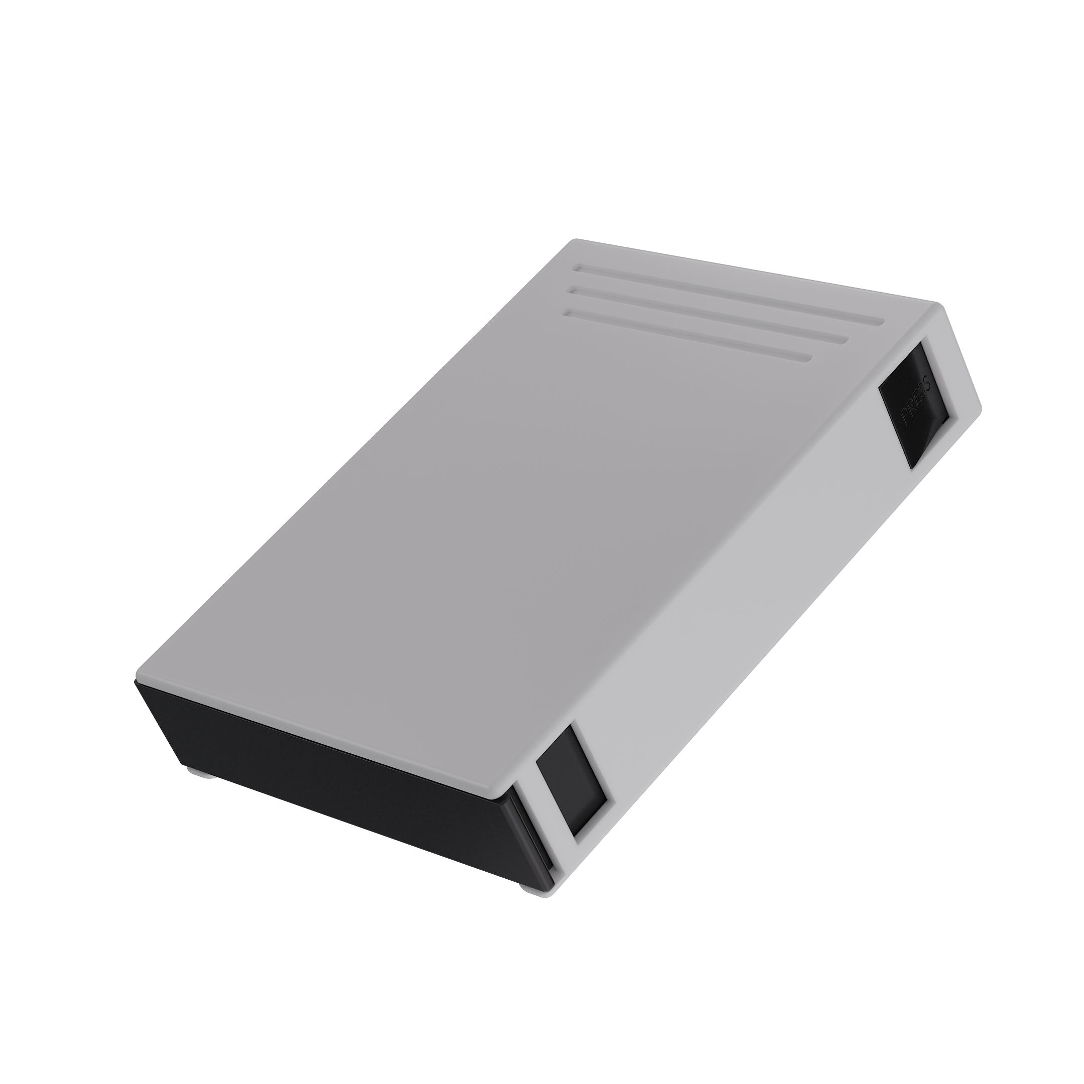 Press N Pull CR Pre Roll Slider Box Container - The 81 - White & Black. 81mm (224 qty.) - Dragon Chewer