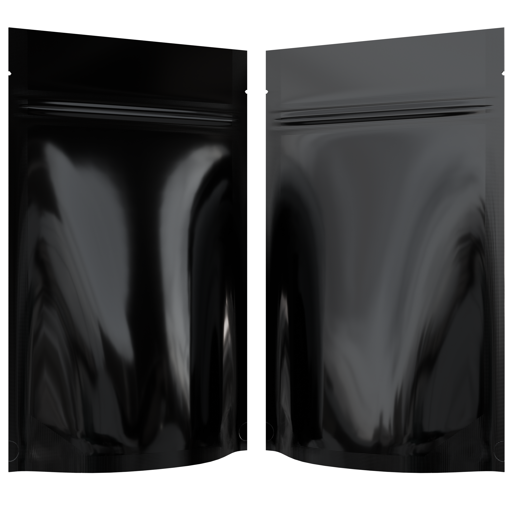 Gloss Black Opaque Dragon Chewer 7 g gram 1/4 ounce smell proof mylar bags by HIGHLOCK. Best thick wholesale bulk dispensary custom child resistant packaging 420 barrier bags tamper evident resealable large food storage near me nearby 4 x 6