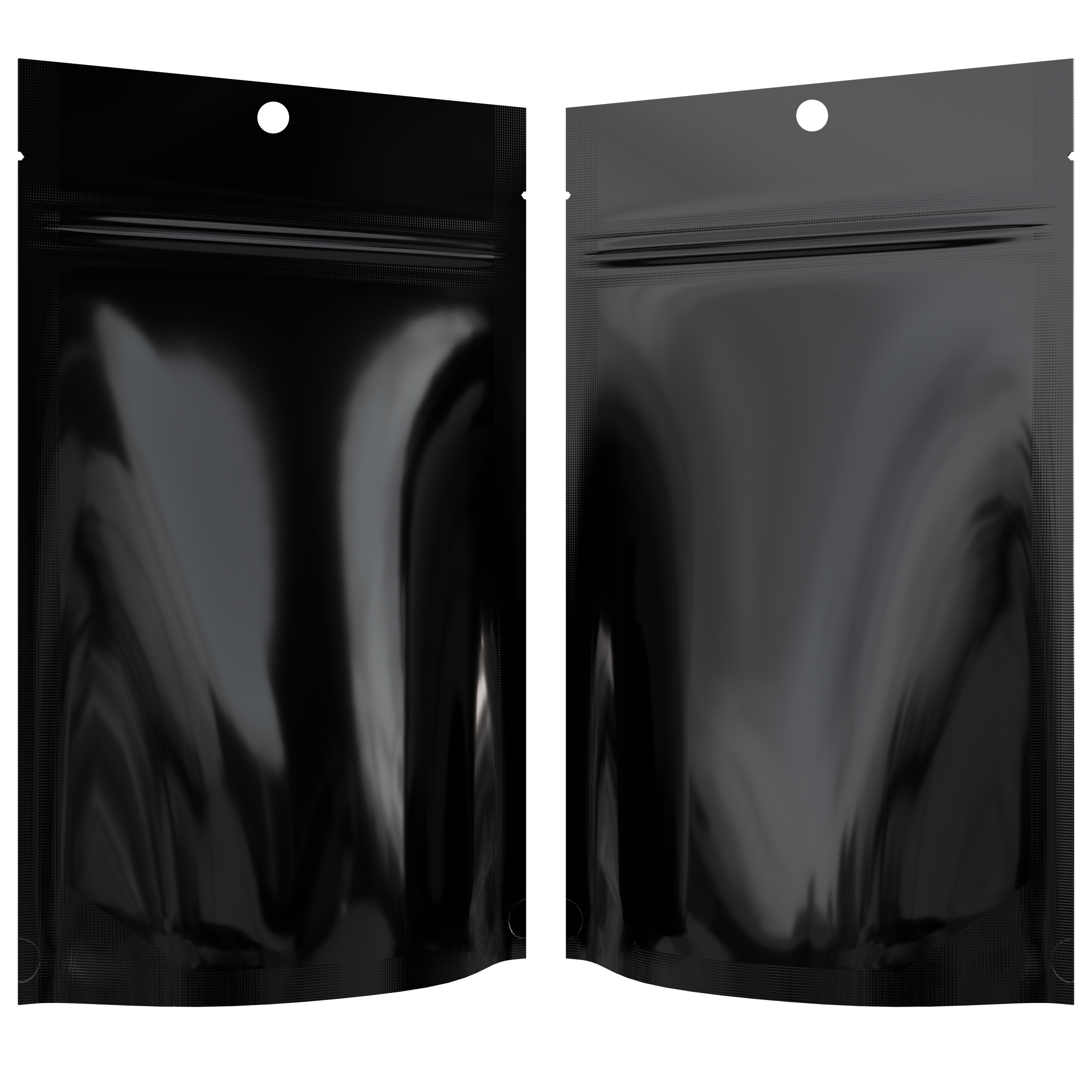 Gloss Black Opaque Dragon Chewer 7 g gram 1/4 ounce smell proof mylar bags by HIGHLOCK. Best thick wholesale bulk dispensary custom child resistant packaging 420 barrier bags tamper evident resealable large food storage near me nearby 4 x 6 hang hole