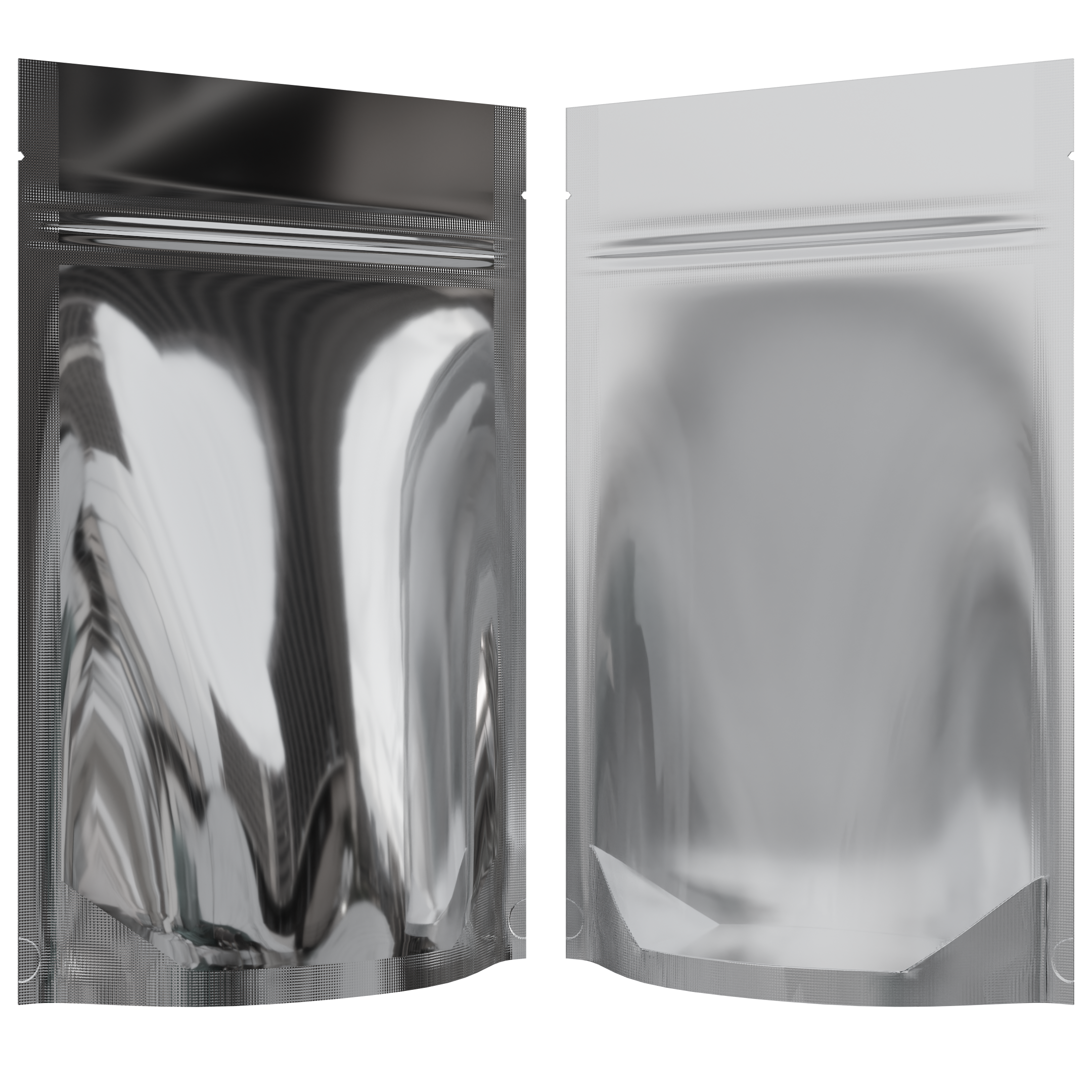 Gloss Sliver Foil Metallic Vista Clear Translucent Transparent Dragon Chewer 7 g gram 1/4 ounce smell proof mylar bags by HIGHLOCK. Best thick wholesale bulk dispensary custom child resistant packaging 420 barrier bags tamper evident resealable large food storage near me nearby 4 x 6