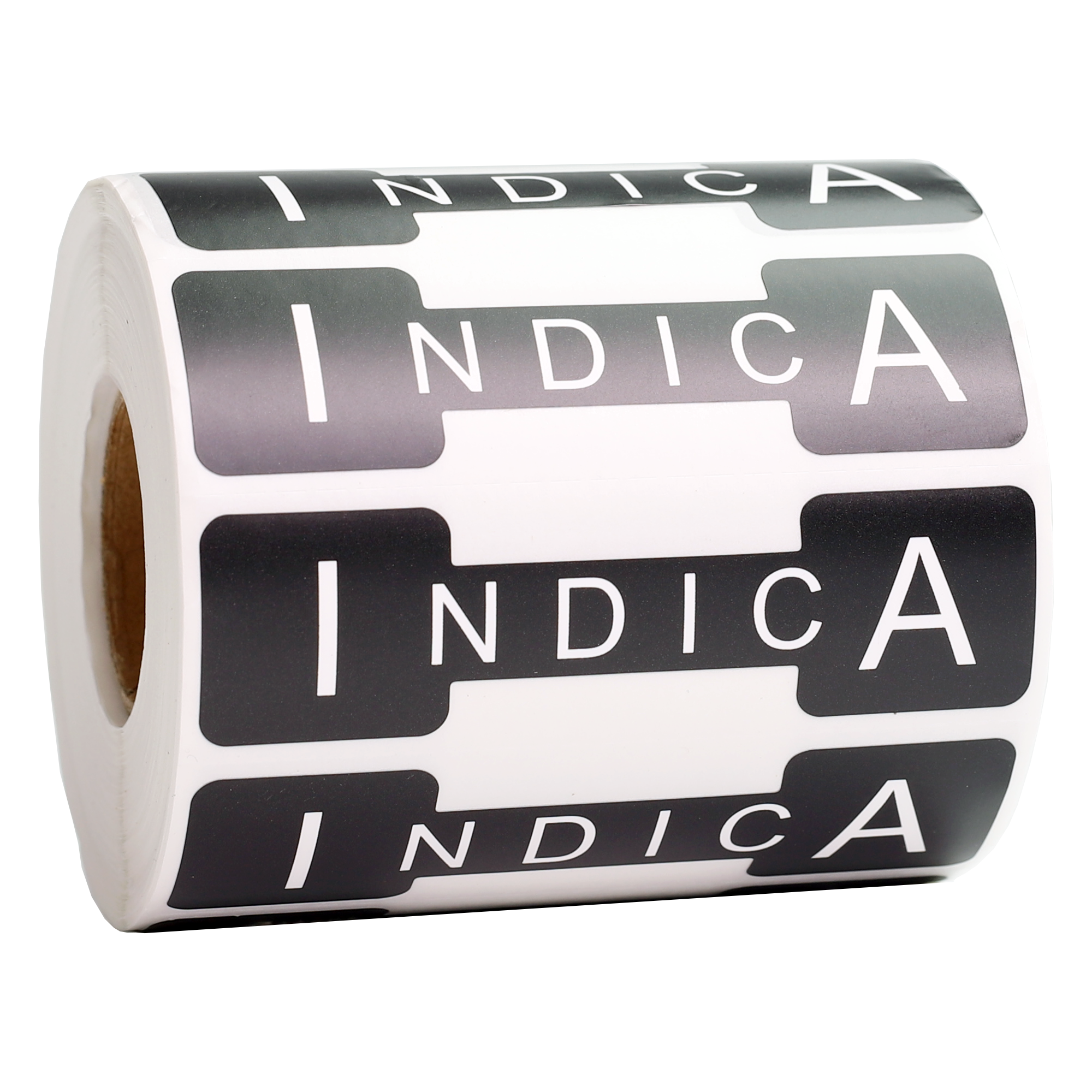 Black Tamper Evident Universal Marijuana Strain Labels - Indica (1,000 qty.) - Dragon Chewer