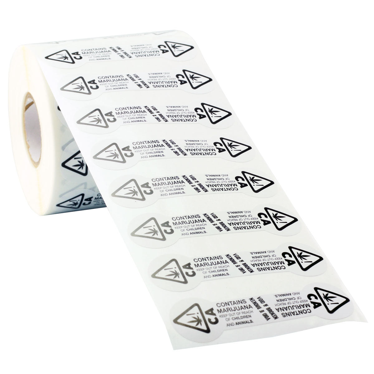 Dragon Chewer California tamper evident dispensary 420 THC strain labels. Bulk wholesale warning Rx stickers for glass jars, pop tops, mylar bags and edibles. Free printable strain labels.