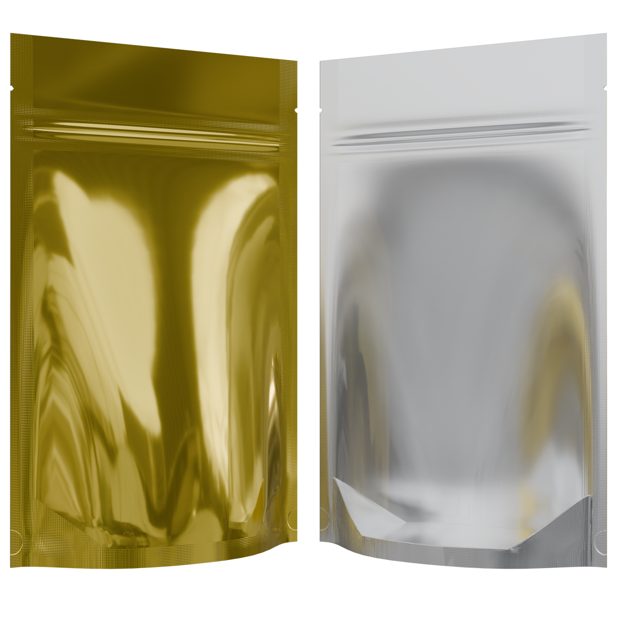Gloss Gold Vista Clear Window Mylar Bags Dragon Chewer Dispensary Cannabis Marijuana Packaging Supplies