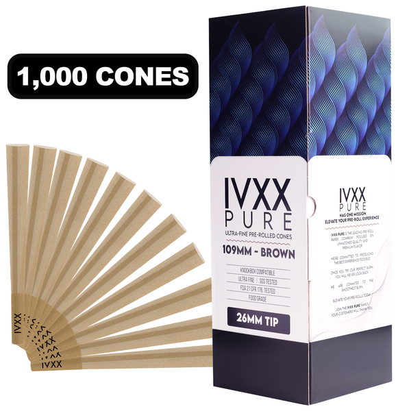 109mm bulk 116mm pre roll paper cones rolling papers wholesale ivxx pure cheap nearby near me