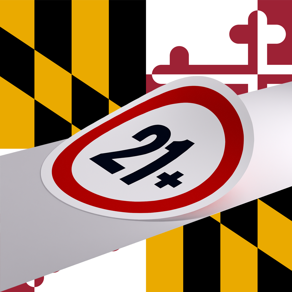 maryland cannabis packaging guide 2026 21+ label red state flag compliance dragon chewer cannabis dispensary packging wholesale