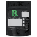 1/8th 3.5g Ounce Green Rx Generic Designer Custom Printed Mylar Bags (100 qty.) - Dragon Chewer