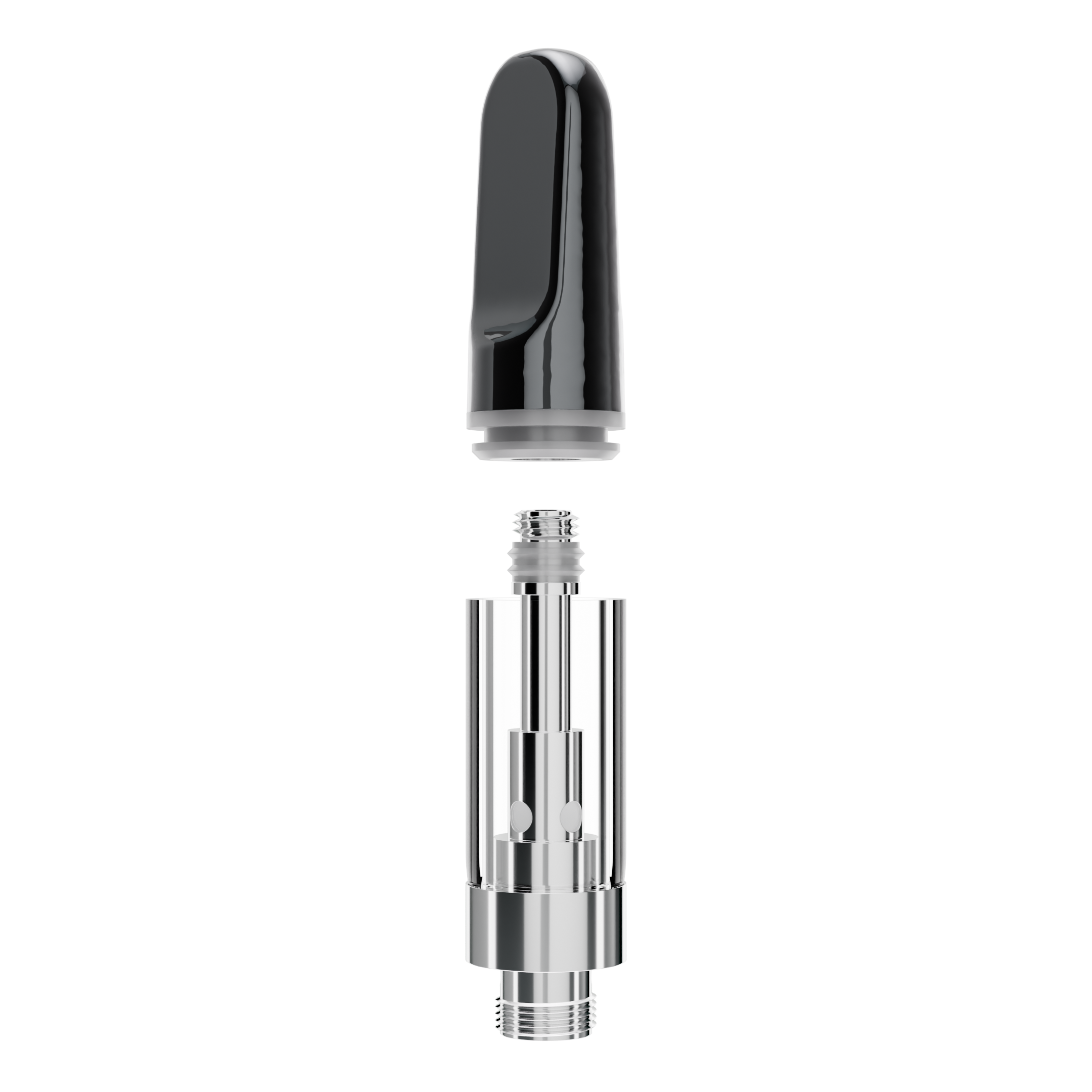 .5ML Premium 510 Threaded Cartridge w/ Mouthpiece - (100 qty.)