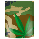 1/8th 3.5g Camo Leaf Designer Custom Printed Mylar Bags (1,000 qty.)