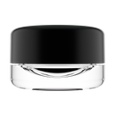 7ML Premium Clear Glass Concentrate Jar - Black Smooth CR Cap (400 qty.)