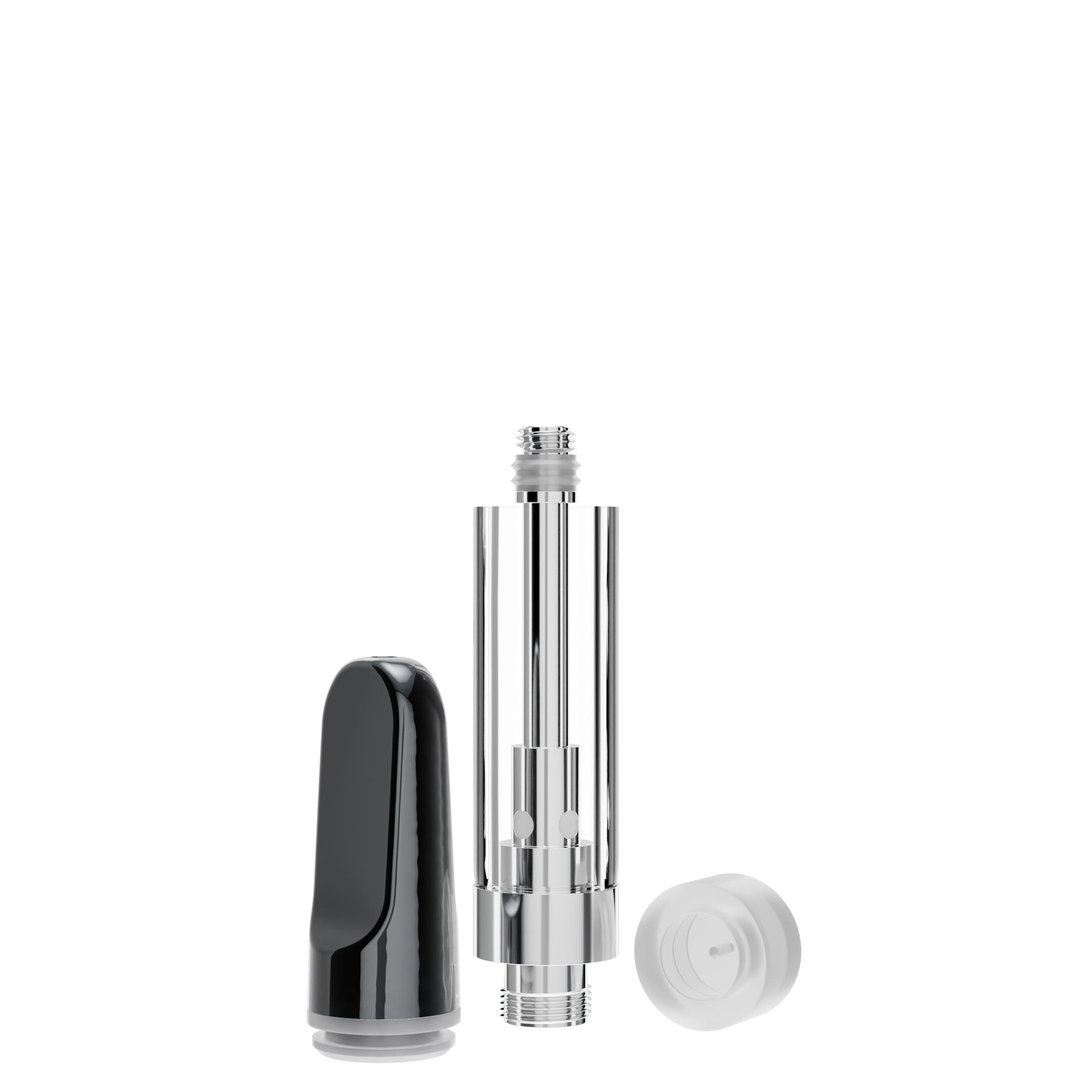 1ML Premium 510 Threaded Cartridge w/ Mouthpiece - (100 qty.)