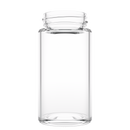 2 Ounce Tall Clear Glass Jar - Child Resistant Black Smooth Cap Pre Roll Multipack - (120 qty.)