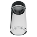 2 Ounce Tall Clear Glass Jar - Child Resistant Black Smooth Cap Pre Roll Multipack - (120 qty.)