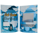 1/8th 3.5g 8th Blue Cali Caviar Holographic Designer Custom Printed Mylar Bags (1,000 qty.)