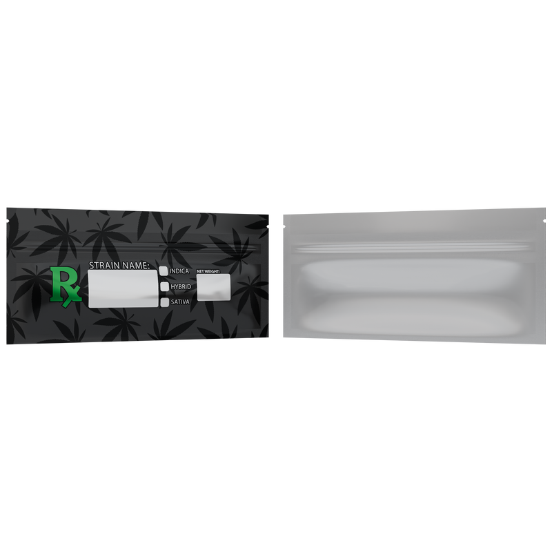 Pre Roll Green Rx Generic Designer Custom Printed Mylar Bags (1,000 qty.) - Dragon Chewer