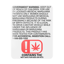 OMMA 1.55x2 Oklahoma THC Universal Symbol Labels (1,000 qty.)