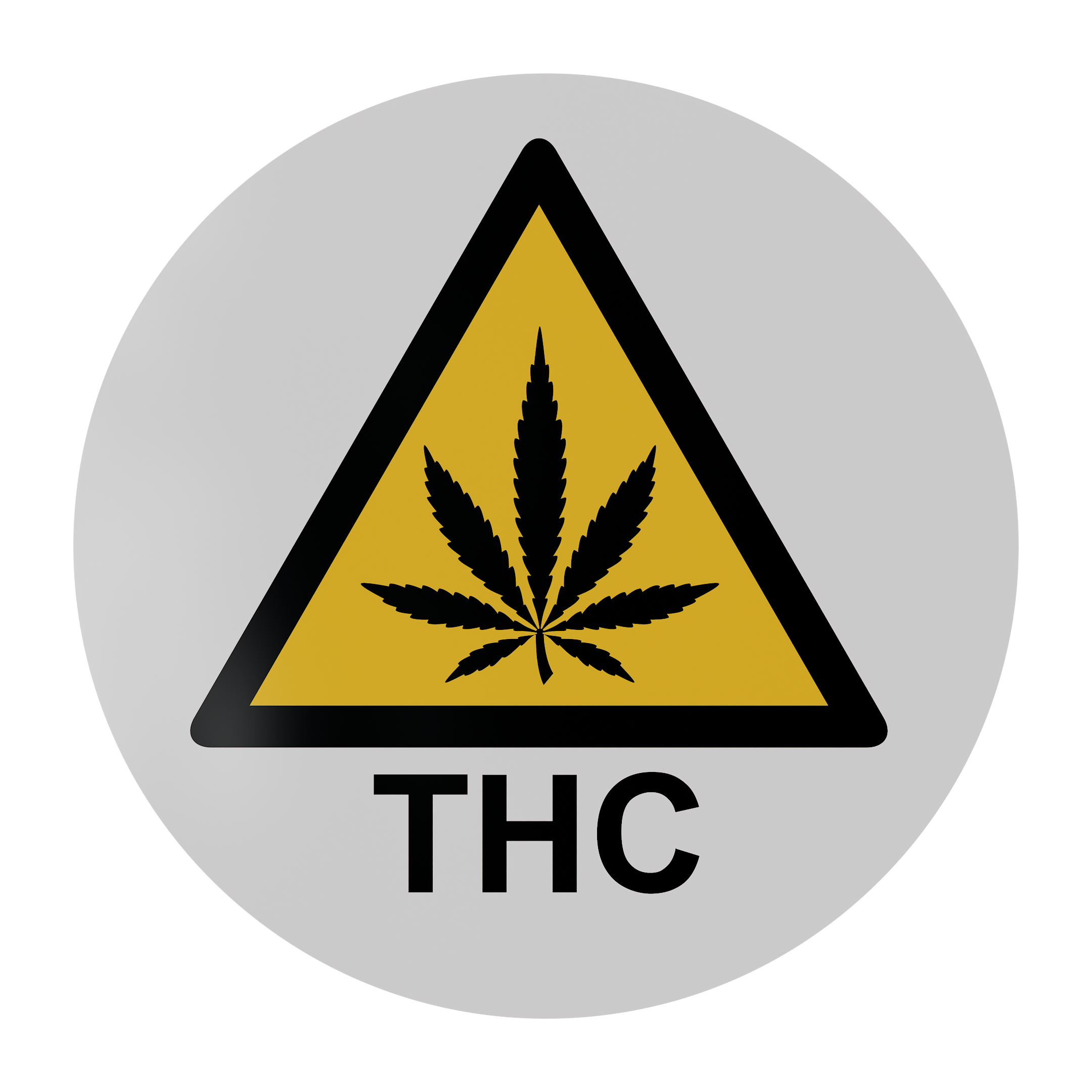 Minnesota THC Universal Symbol Dispensary Compliant Labels .75" (1,000 qty.)