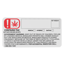 OMMA 3x1.5 Oklahoma THC Universal Symbol Labels (1,000 qty.)