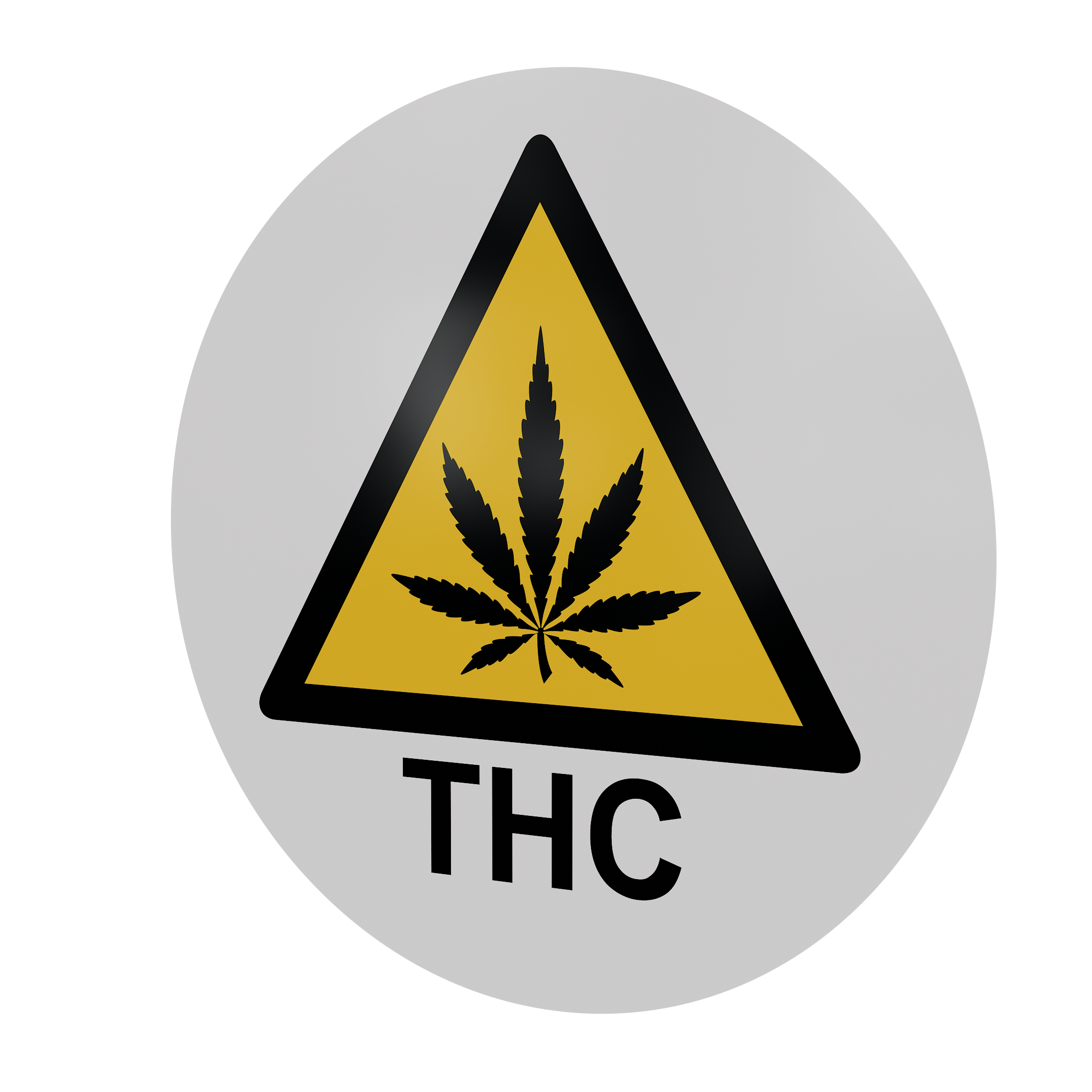 Minnesota THC Universal Symbol Dispensary Compliant Labels .75" (1,000 qty.)