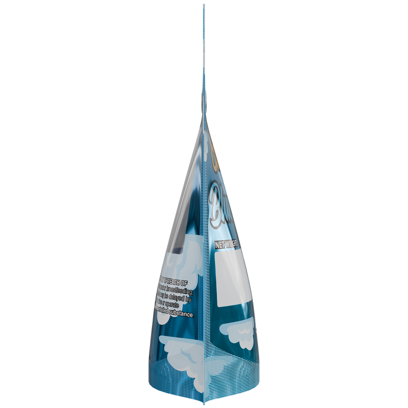 1/8th 3.5g 8th Blue Cali Caviar Holographic Designer Custom Printed Mylar Bags (100 qty.)