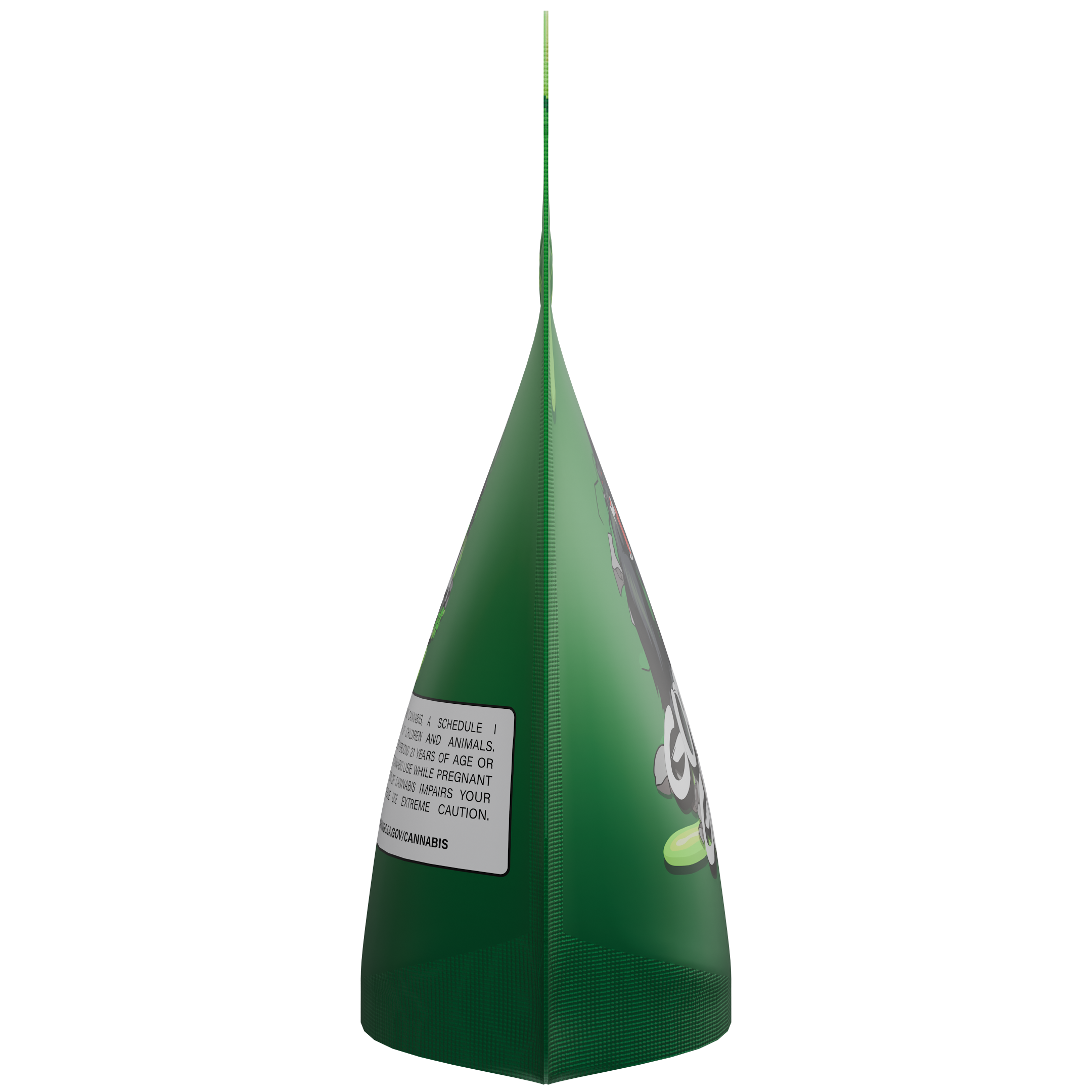 1/8th 3.5g Ounce Gorilla Glue Designer Custom Printed Mylar Bags (100 qty.)