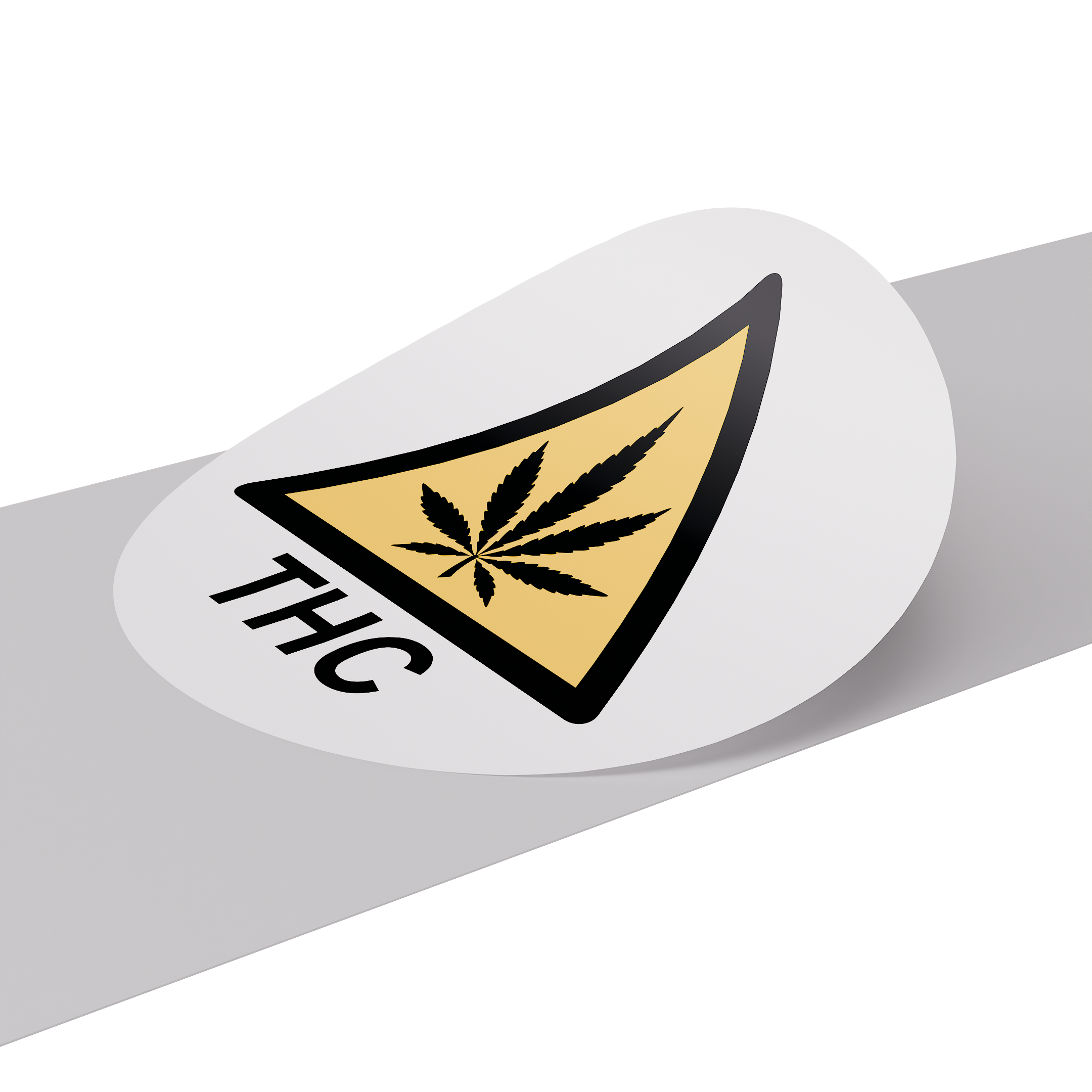 Minnesota THC Universal Symbol Dispensary Compliant Labels .75" (1,000 qty.)