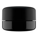 9ML Premium Black Glass Concentrate Jar - Black Smooth CR Cap (320 qty.)