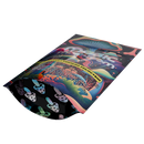 1/4th Ounce Holographic Black Designer Mushroom Custom Printed Mylar Bags (1,000 qty.)