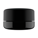 7ML Premium Black Glass Concentrate Jar - Black Smooth CR Cap (400 qty.)