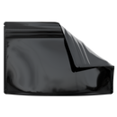 Medium 9 x 6 CR Exit Bags Gloss Black Opaque Mylar Bags - Child Resistant - (1,000 qty.) - Dragon Chewer