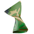 1/8th 3.5g Camo Leaf Designer Custom Printed Mylar Bags (1,000 qty.)