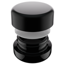 9ML Premium Black Glass Concentrate Jar - Black Smooth CR Cap (320 qty.)