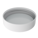 2 Ounce Clear Glass Jar - Child Resistant White Smooth Cap - (200 qty.)