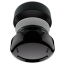 9ML Premium Black Glass Concentrate Jar - Black Smooth CR Cap (320 qty.)