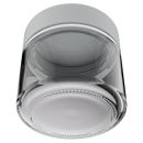 2 Ounce Clear Glass Jar - Child Resistant White Smooth Cap - (200 qty.)