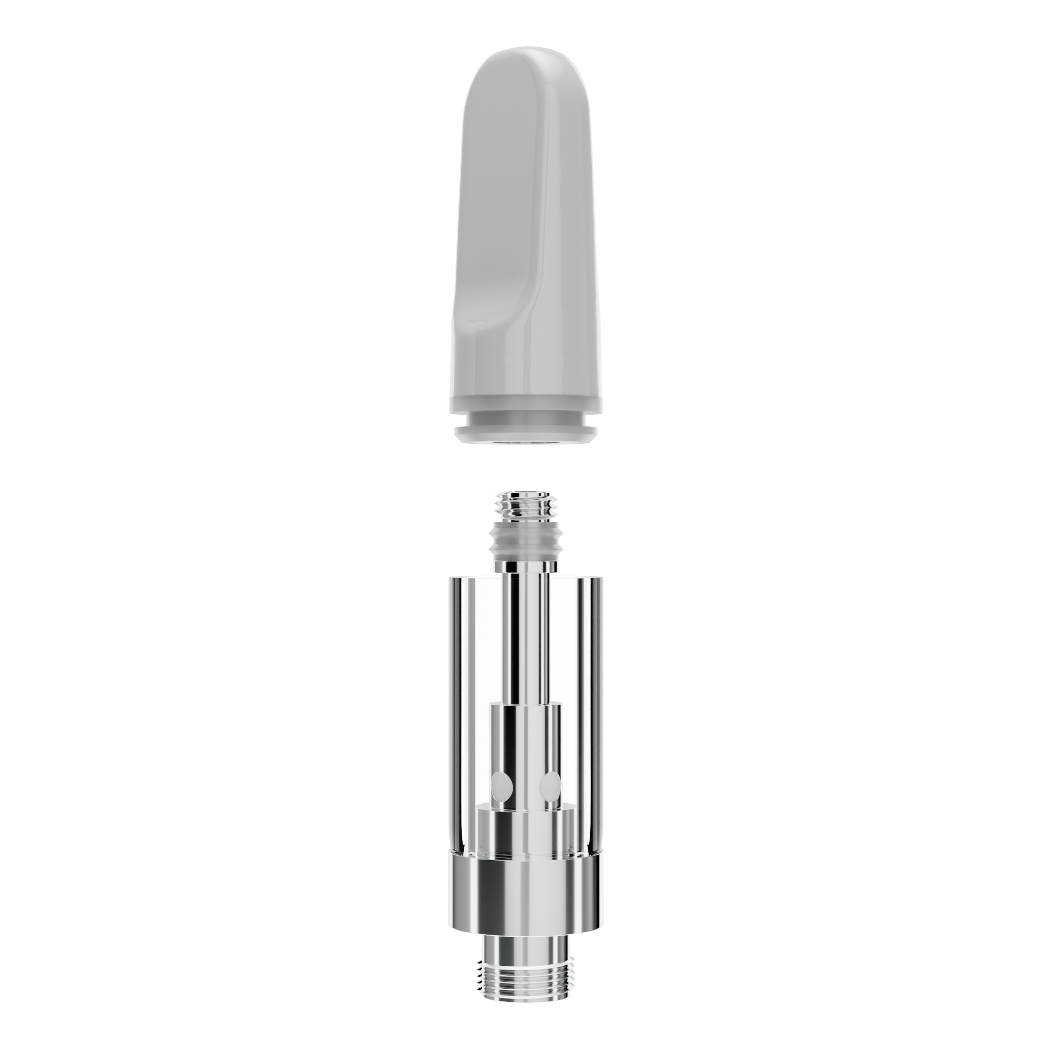 .5ML Premium 510 Threaded Cartridge w/ Mouthpiece - (100 qty.)