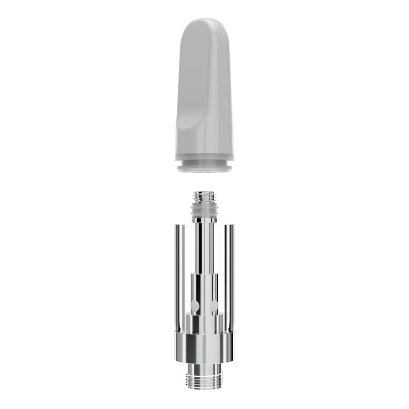 .5ML Premium 510 Threaded Cartridge w/ Mouthpiece - (100 qty.)