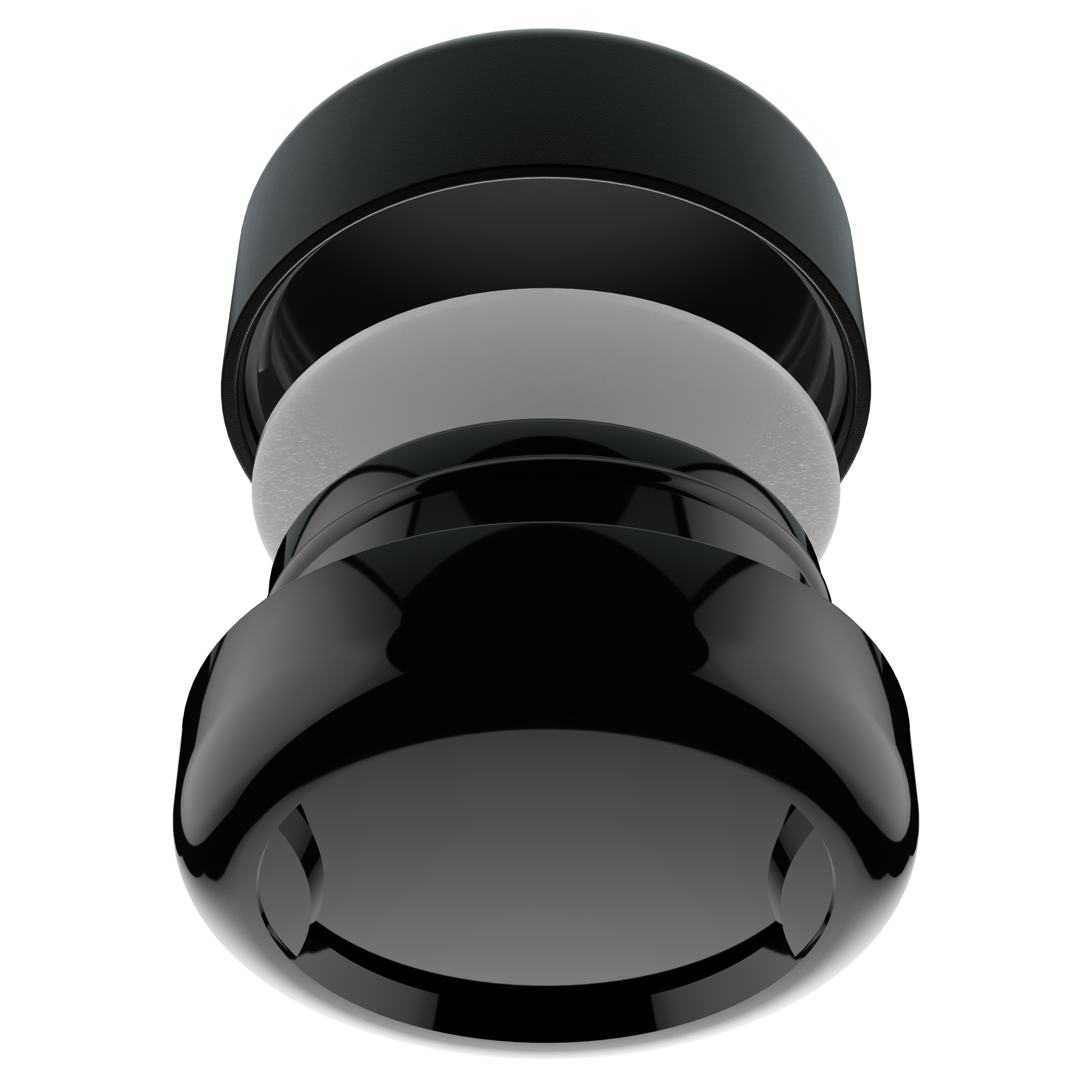 7ML Premium Black Glass Concentrate Jar - Black Smooth CR Cap (400 qty.) - Dragon Chewer