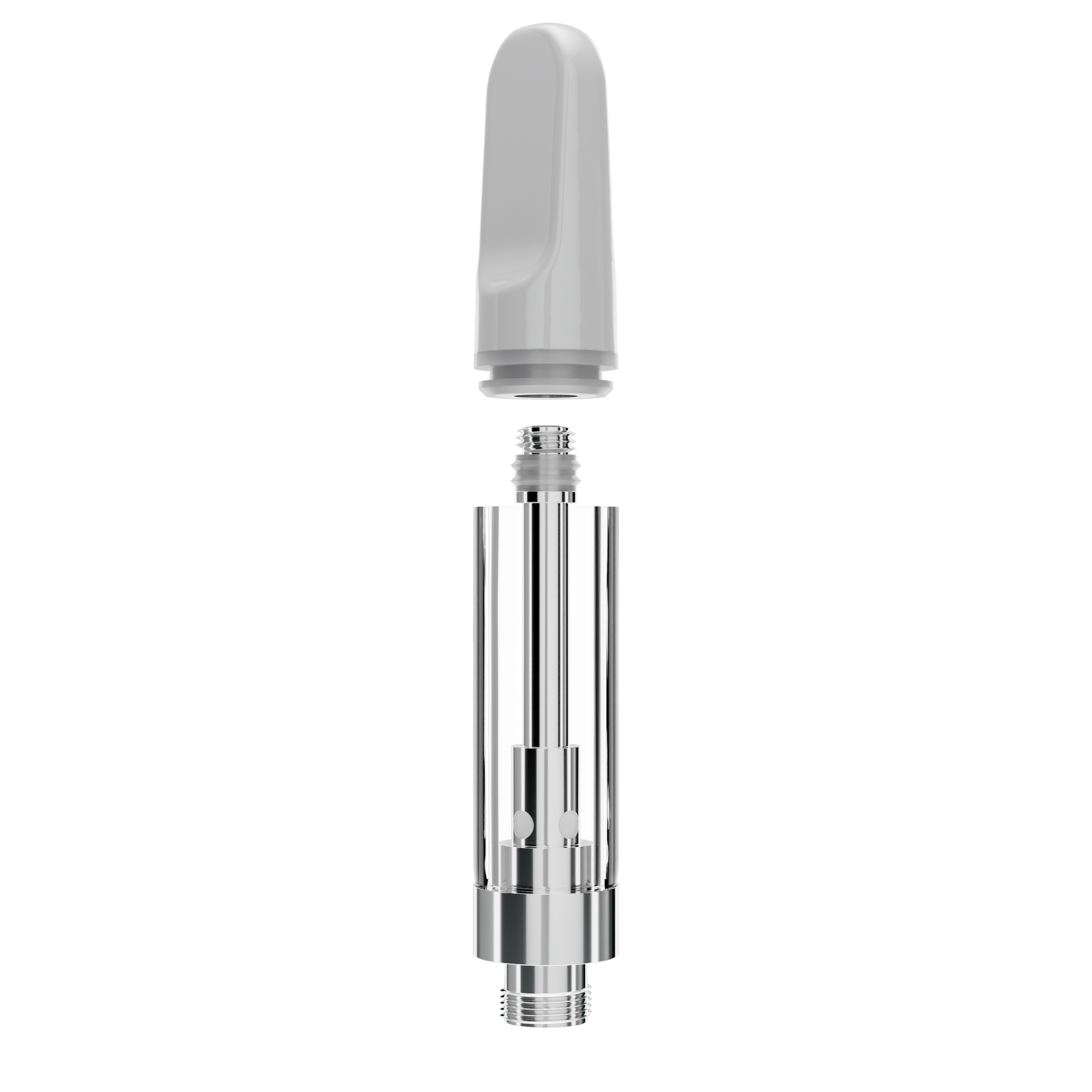 1ML Premium 510 Threaded Cartridge w/ Mouthpiece - (100 qty.)