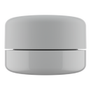 9ML Premium White Glass Concentrate Jar - White Smooth CR Cap (320 qty.)