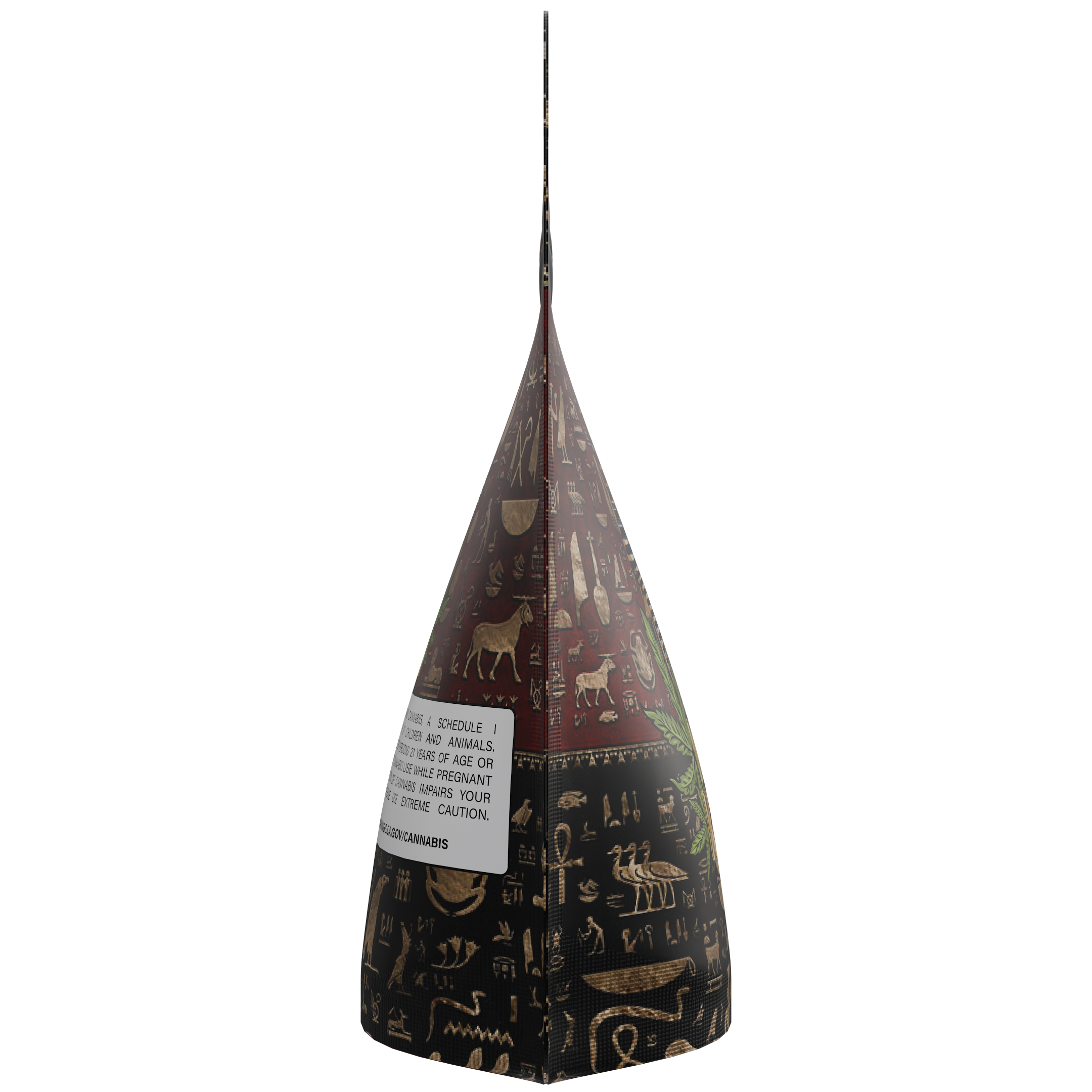 1/8th 3.5g Ounce King Kush Designer Custom Printed Mylar Bags (1,000 qty.)