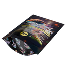 1/8th 3.5g 8th Holographic Black Designer Mushroom Custom Printed Mylar Bags (1,000 qty.) - Dragon Chewer