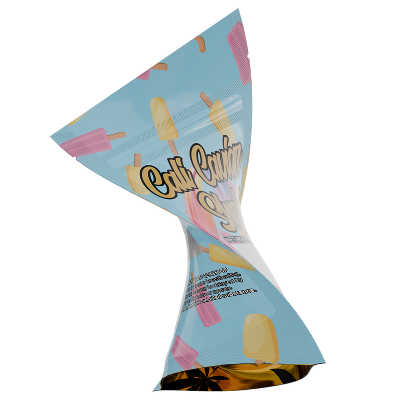 1/8th 3.5g 8th Cali Caviar Sherbet Designer Custom Printed Mylar Bags (1,000 qty.)