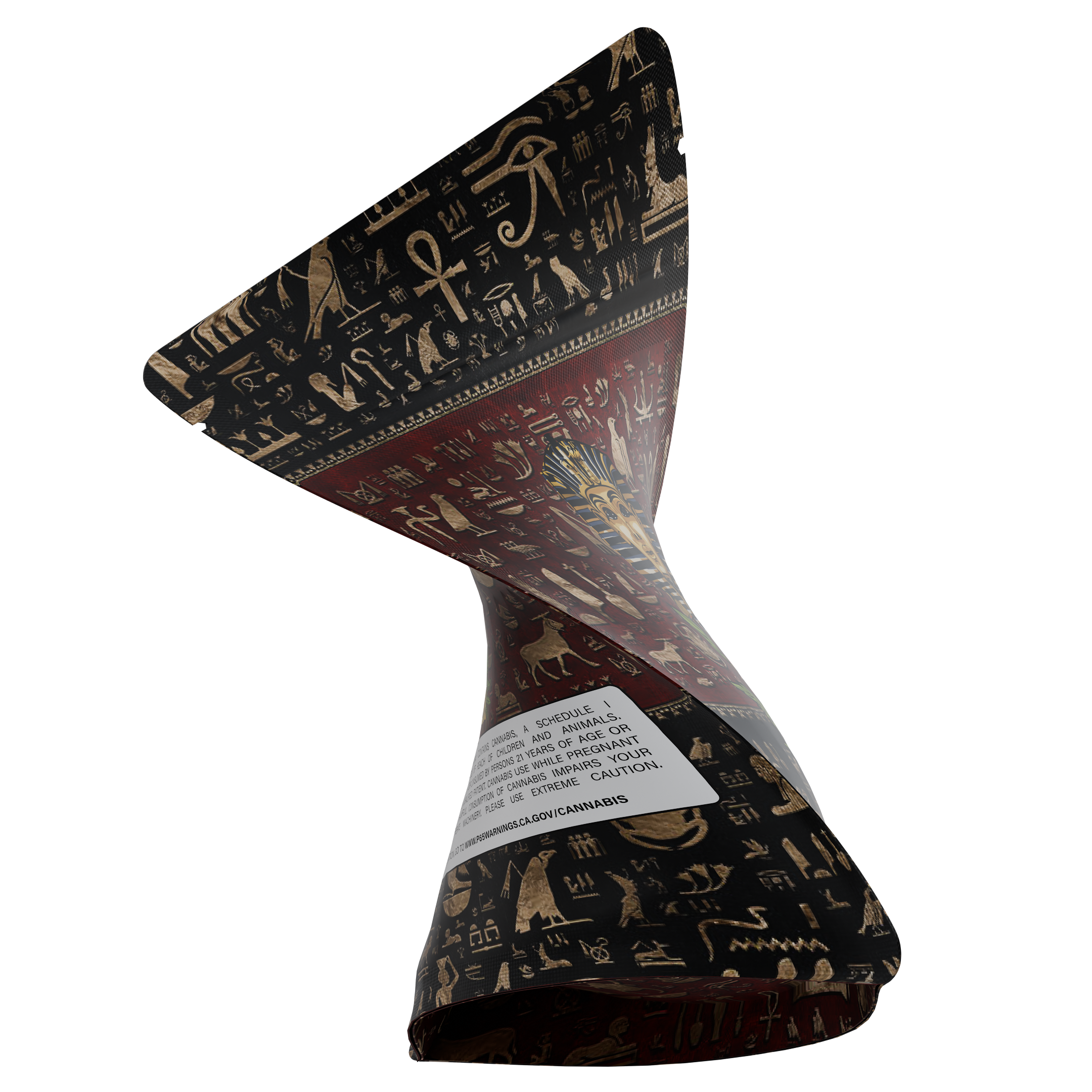 1/8th 3.5g Ounce King Kush Designer Custom Printed Mylar Bags (1,000 qty.)