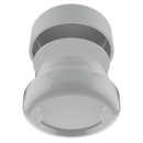 7ML Premium White Glass Concentrate Jar - White Smooth CR Cap (400 qty.)