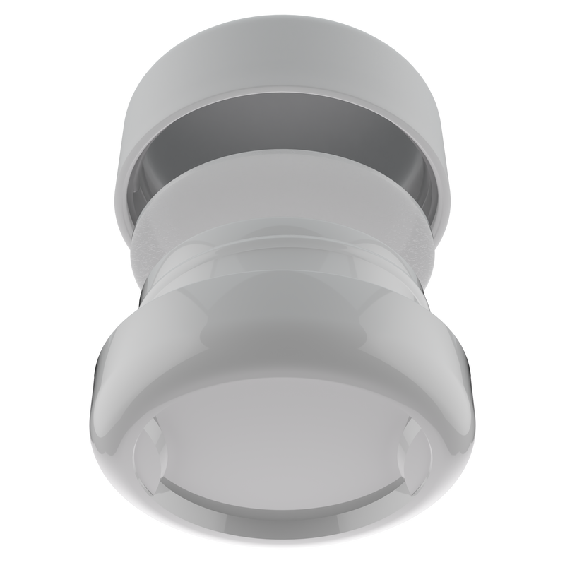 7ML Premium White Glass Concentrate Jar - White Smooth CR Cap (400 qty.)