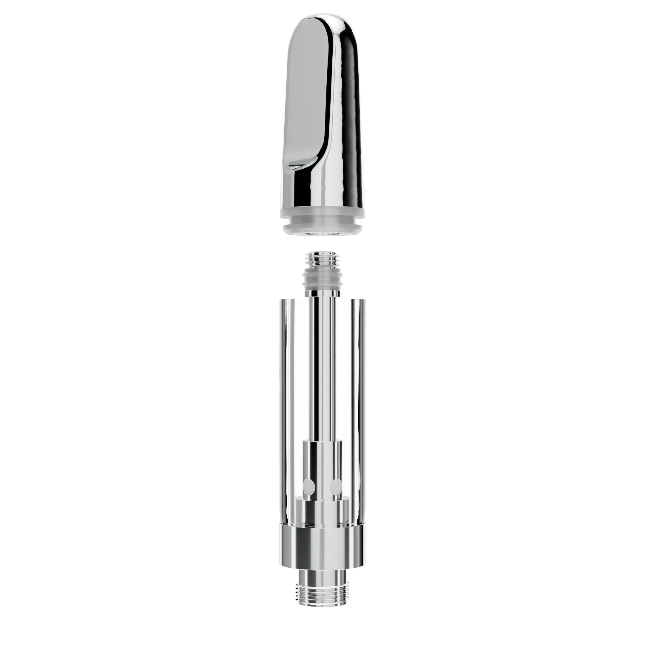 1ML Premium 510 Threaded Cartridge w/ Mouthpiece - (100 qty.)