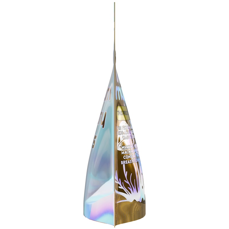 1/8th 3.5g 8th Holographic Burnt Copper Designer Mushroom Custom Printed Mylar Bags (1,000 qty.)