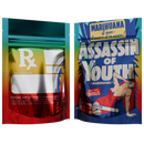 1/8th 3.5g 8th AOY Designer Custom Printed Mylar Bags (100 qty.) - Dragon Chewer