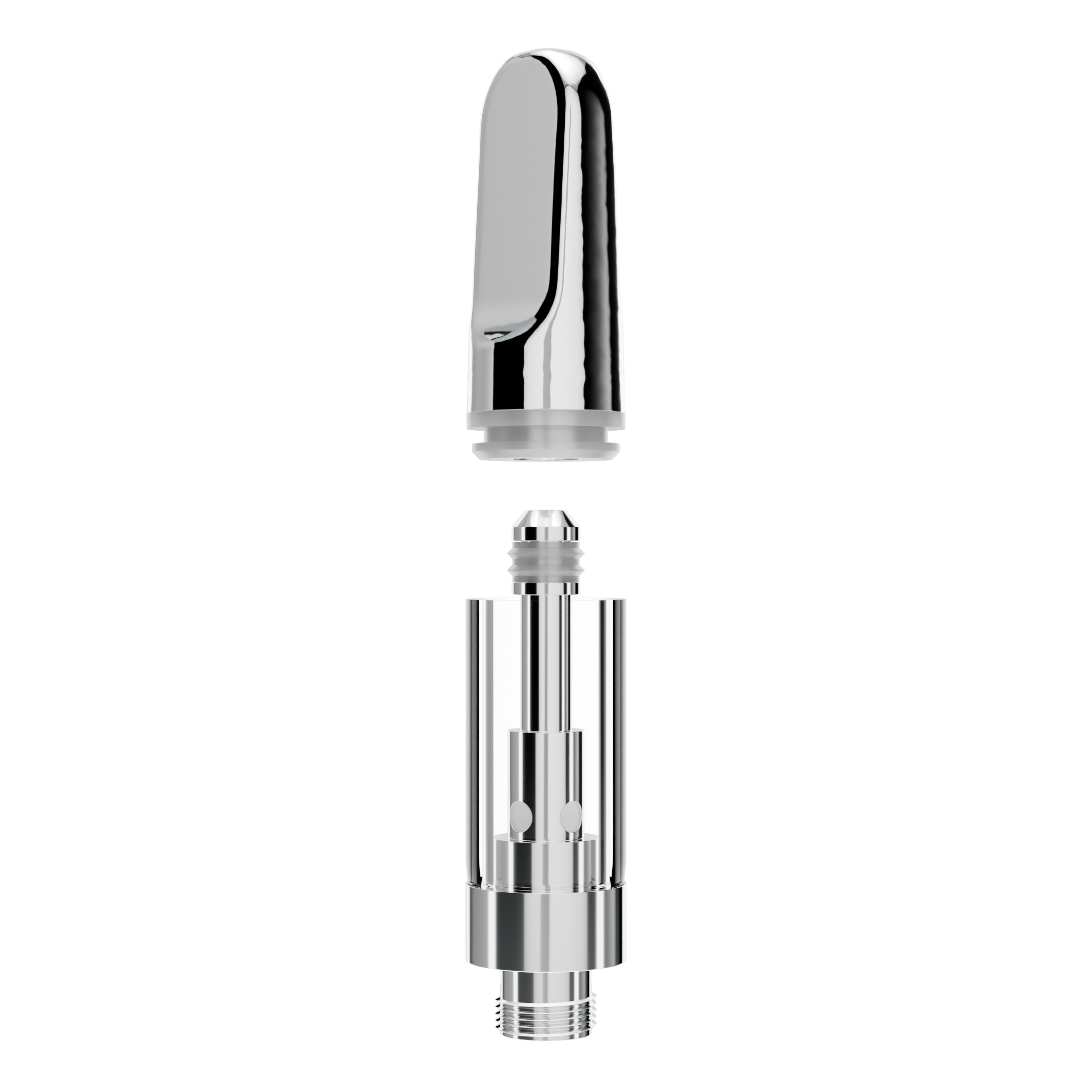 .5ML Premium 510 Threaded Cartridge w/ Mouthpiece - (100 qty.)