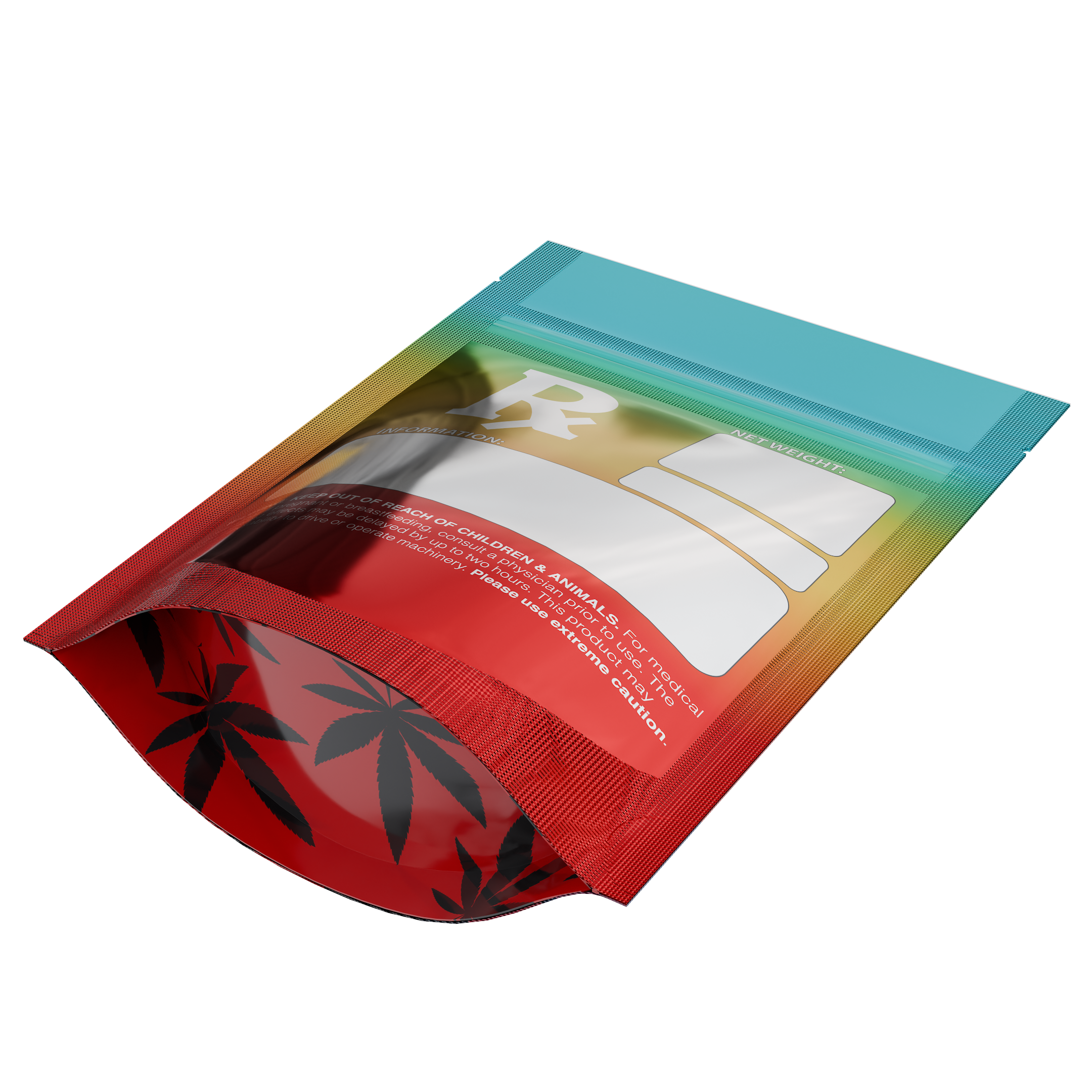 1/8th 3.5g 8th AOY Designer Custom Printed Mylar Bags (1,000 qty.) - Dragon Chewer